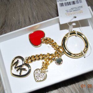 Michael Kors New Hearts Charm Key Chain